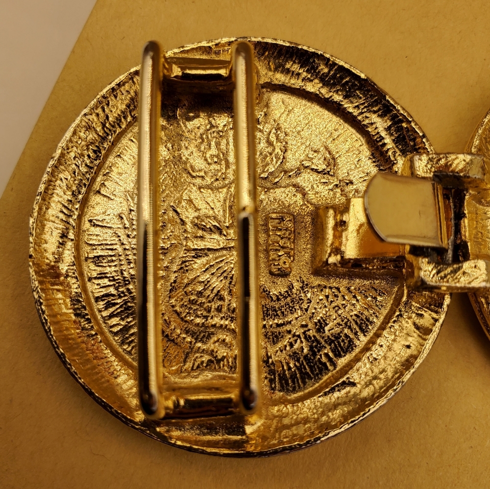 MIMI DI N RARE 1985 Coin Belt Buckle - Picture 5 of 11